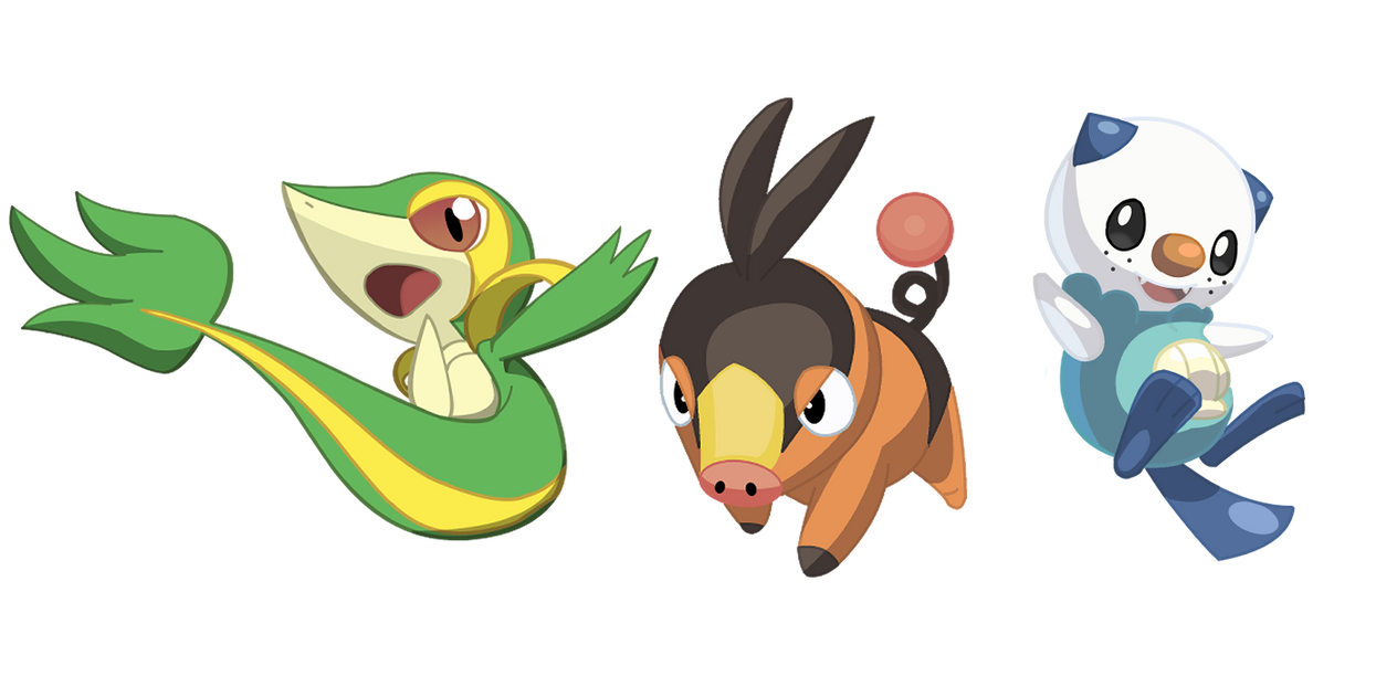 Unova Starter Pack V2 by DBurch01 on DeviantArt