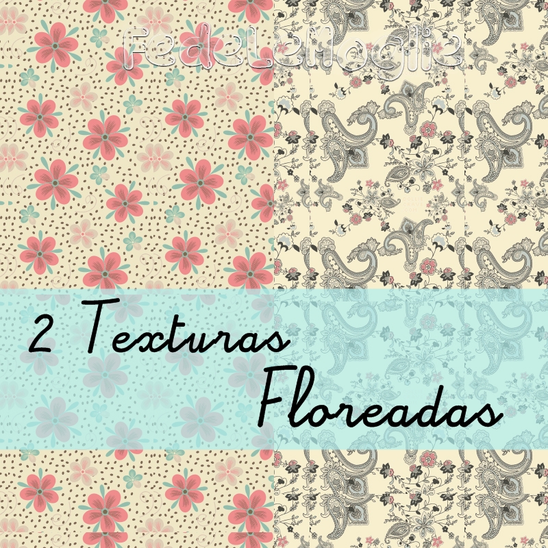 2 Texturas Floreadas