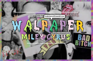 +Wallpaper Miley Cyrus estilo Tumblr .PSD