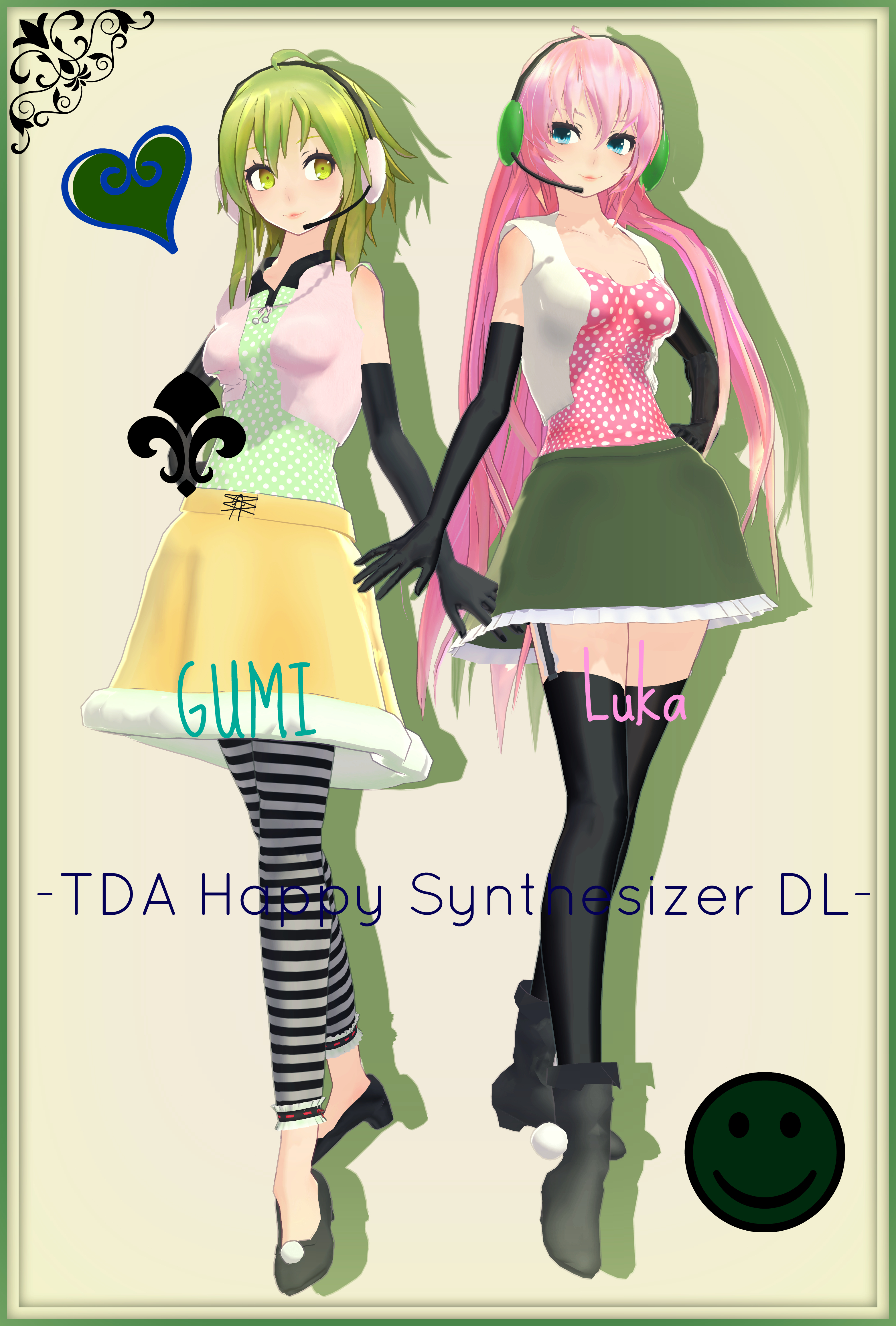 . : TDA Happy Synthesizer Luka and GUMI dl : .