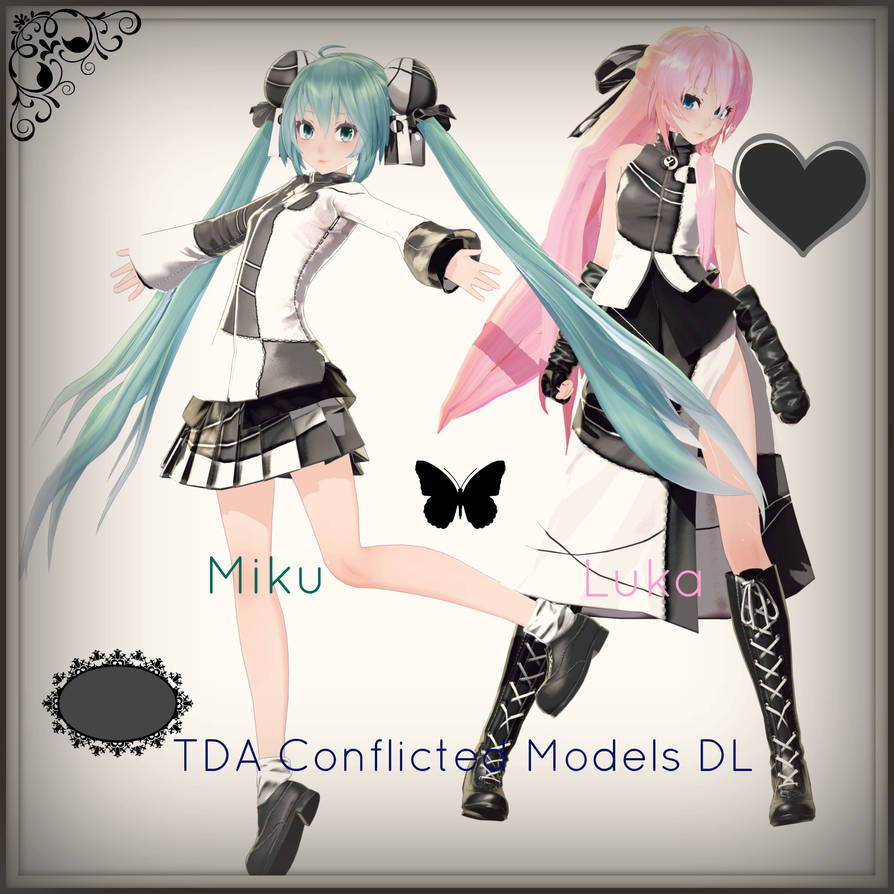 TDA Conflicted Luka and Miku DL : . by Sushi-Kittie on DeviantArt