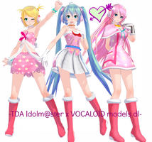 . : TDA Idolm@ster x vocaloid models dl : .