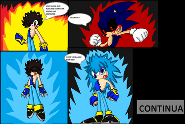 matheus vs sonic EXE capitulo 51 poder hyper angel