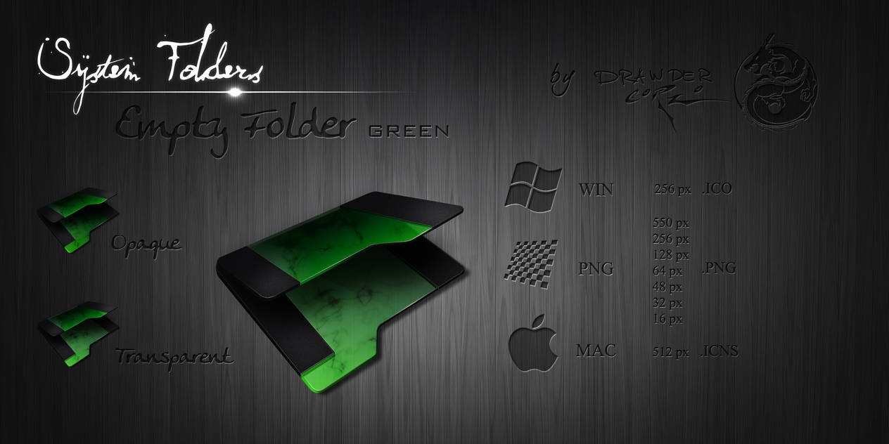 Linux Green Folder Green Empty Folder by Drawder on DeviantArt