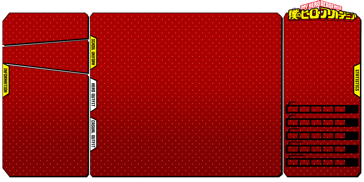 P2U BnHA OC Template by Silveefire on DeviantArt