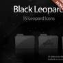 Black Leopard Icon Set UPDATE