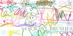 64 Scrawl Brushes by Aless1984