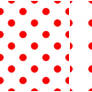 Polka Dot Pattern - red white