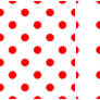 Polka Dot Pattern - red white