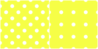 Polka Dot Pattern-white yellow