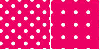 Polka Dot Pattern - white pink