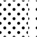 Polka Dot Pattern -black white