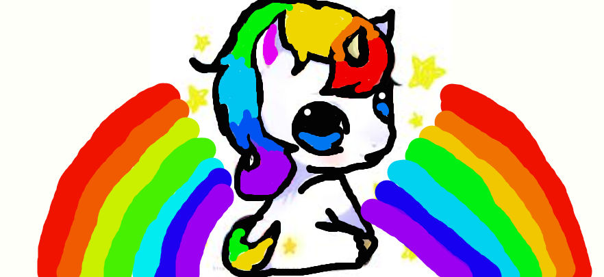 rainbow unicorn ^*^ by bvbknc21 on DeviantArt