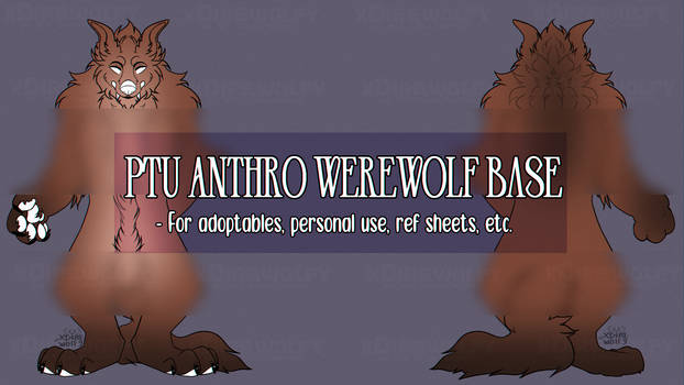Anthro Werewolf Base