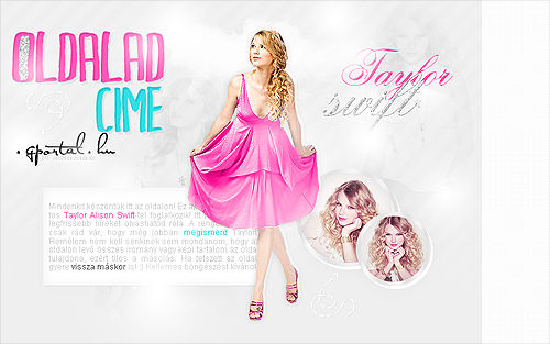 Taylor Swift PSD Header