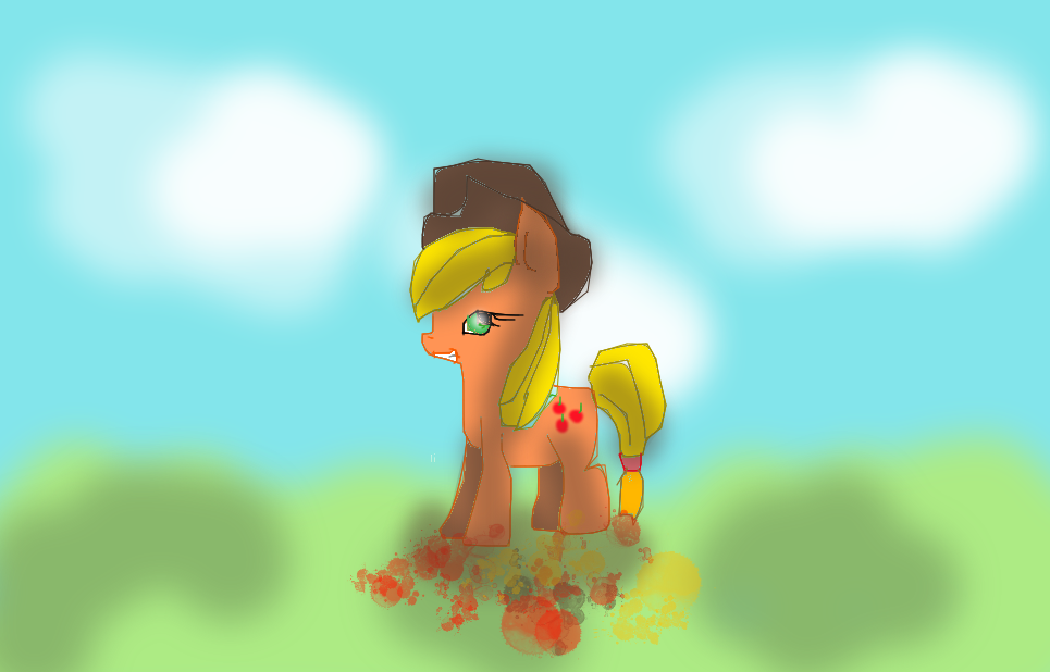 Filly AppleJack by JuicyFlowerleaf on DeviantArt
