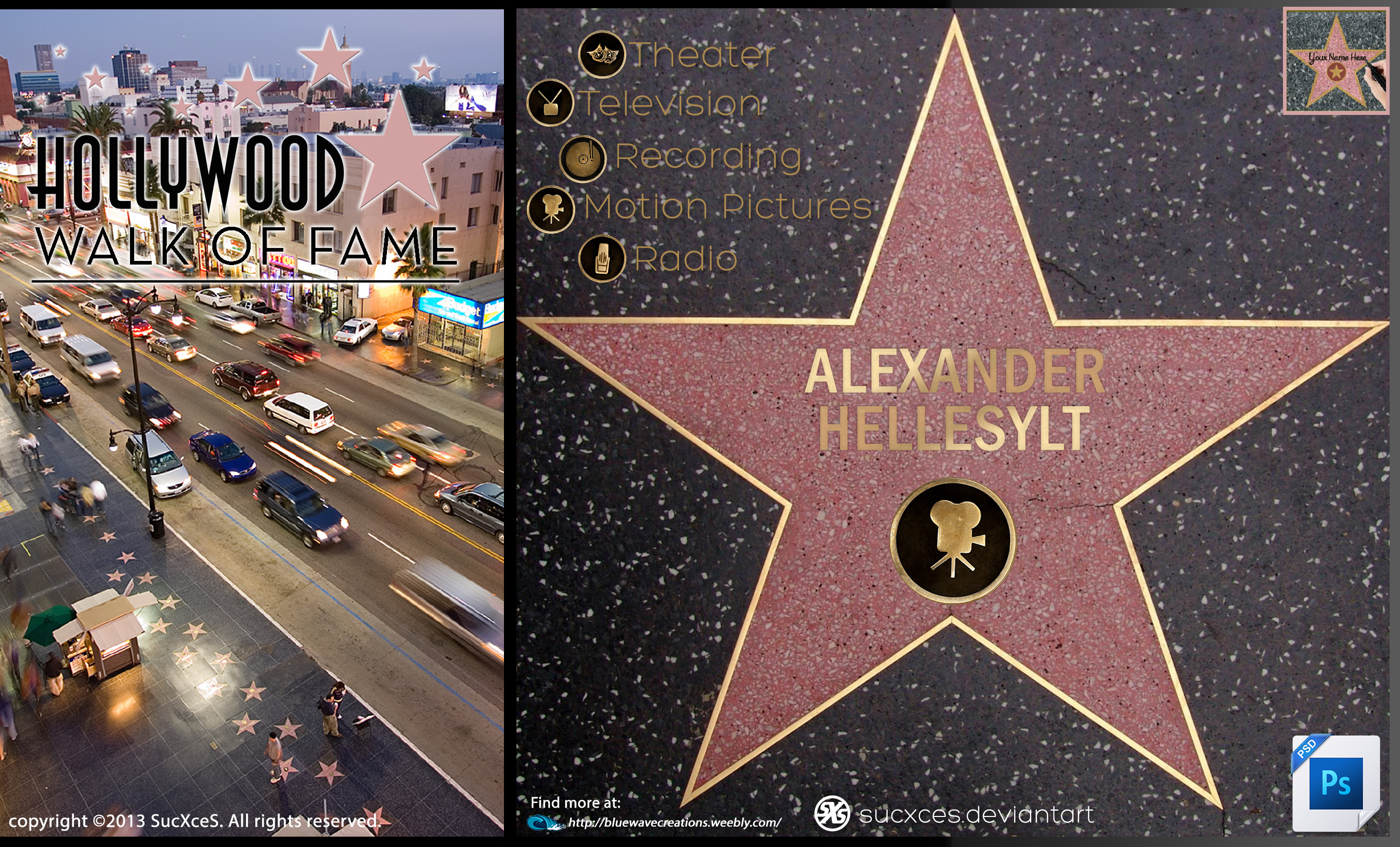 Hollywood Star Template Hollywood Walk Of Fame Star