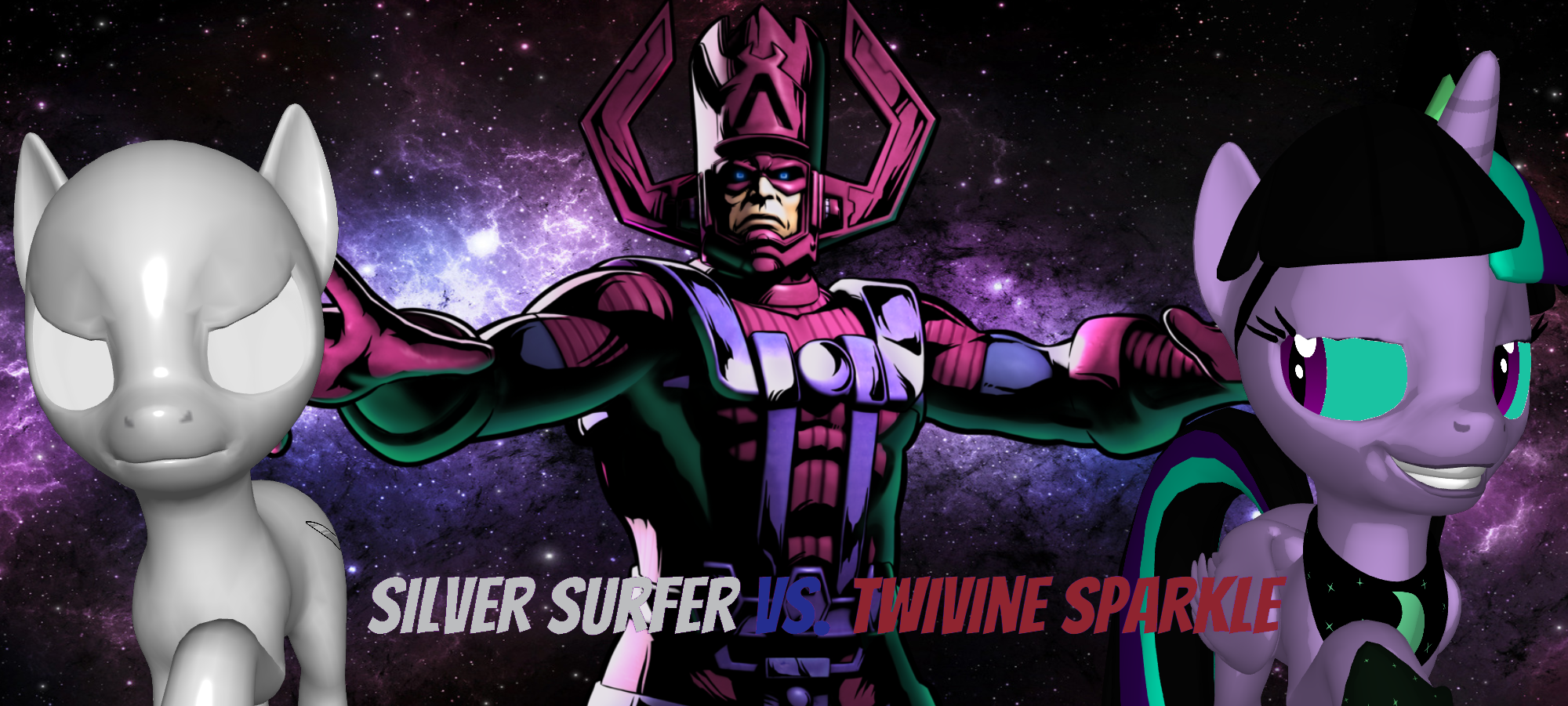 Silver Surfer vs Twivine Sparkle by Octopool24 on DeviantArt