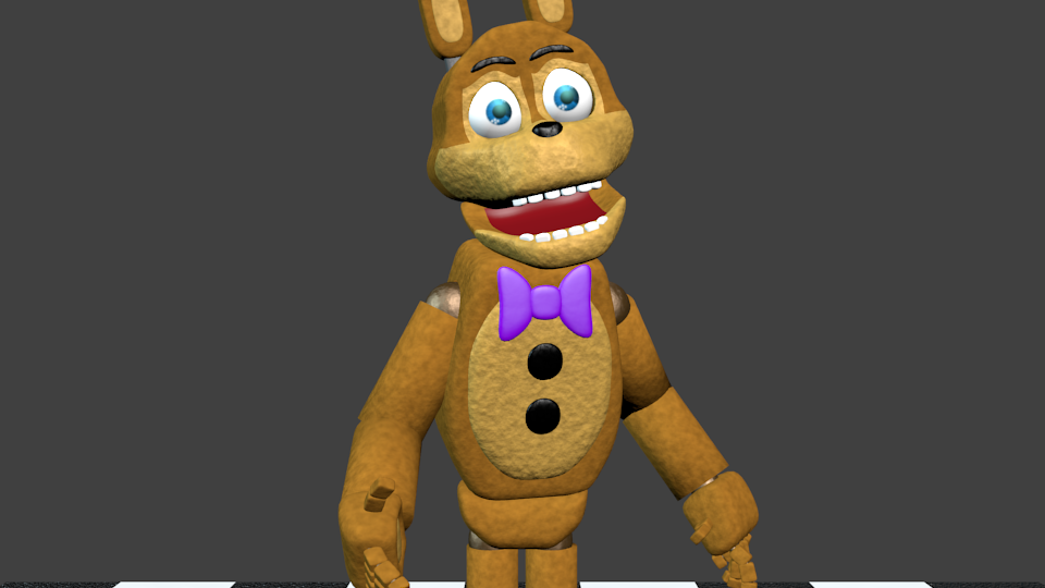 (FNAF BLENDER RELEASE) Stylized Springbonnie V1 by xlil101xgaming on ...