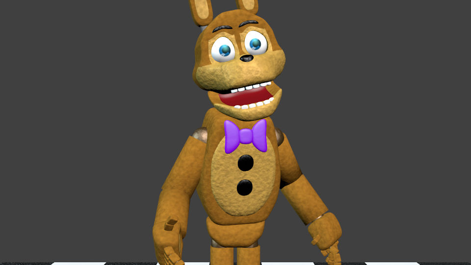 (FNAF BLENDER RELEASE) Stylized Springbonnie V1 by xlil101xgaming on ...
