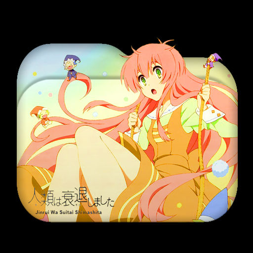 Get Wallpaper Jinrui Wa Suitai Shimashita Folder Icon By Sytry07 On Deviantart For iPhone