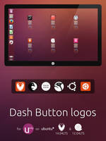 Unity Dash Button logos: Ubuntu 14.04 and 12.04LTS