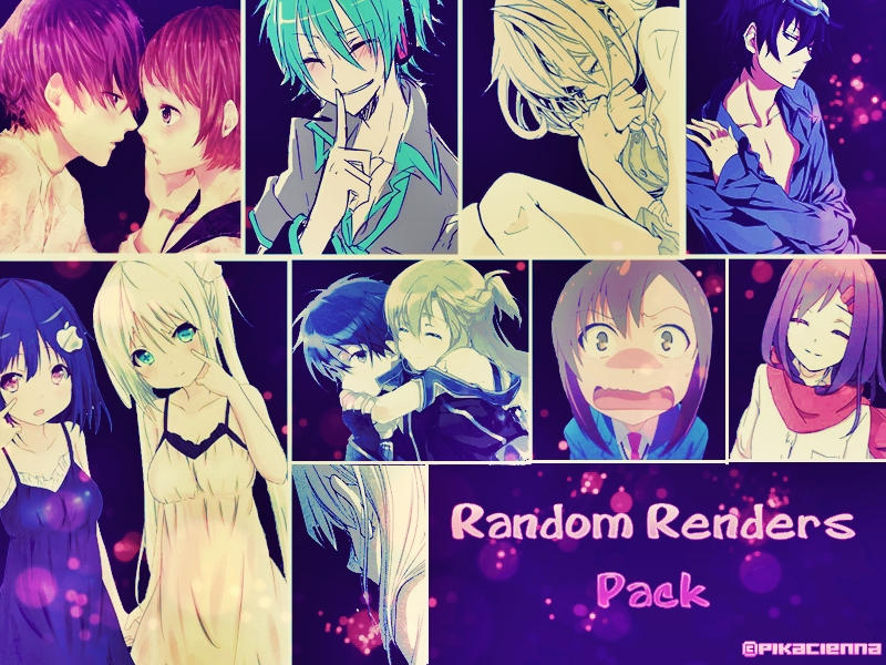 Random Renders Pack by PikaCienna on DeviantArt