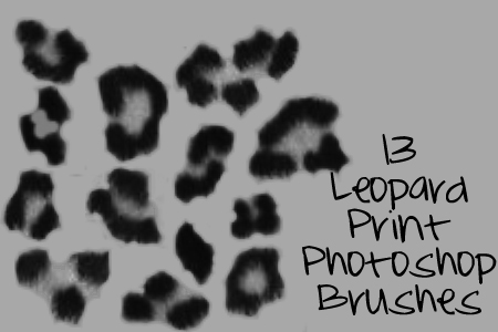 Leopardprint Photoshop Brushes