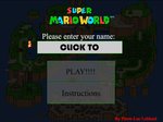 Mario world Platform game