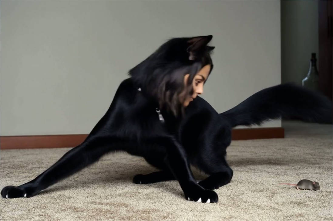 MILA KUNIS PLAYING CAT AND MOUSE! 1 by WindyCity1837 on DeviantArt