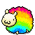 Rainbow Sheep Cursor