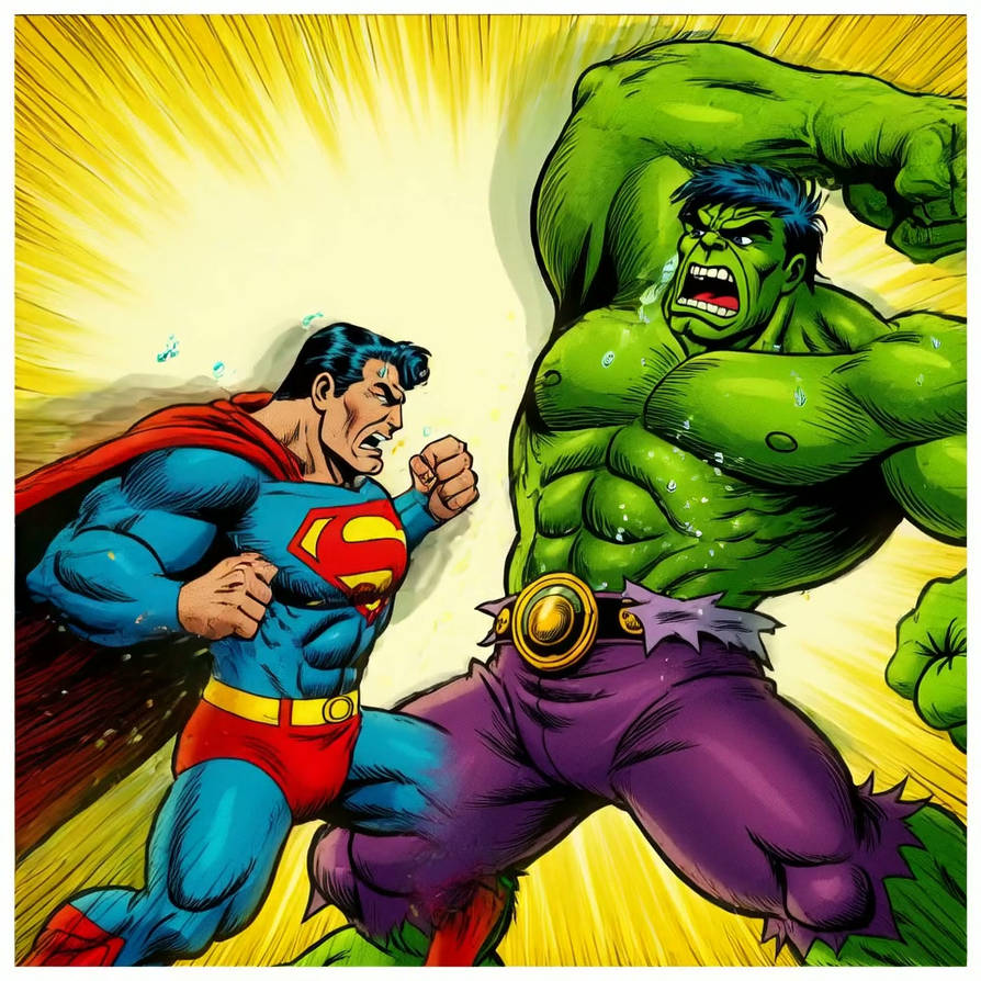 Hulk vs Superman by MuleLPi1 on DeviantArt