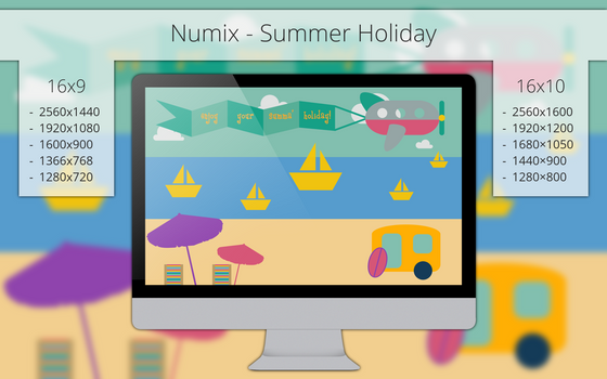 Numix - Summer Holiday - Wallpaper