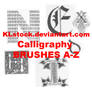 Calligraphy Brushes A-Z CS3