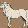 Free to use lineart - Shetland Pony