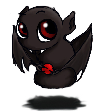 Cute Vampire Bat Drawings