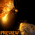 Animated firefly and Arkanys by DianePhotos