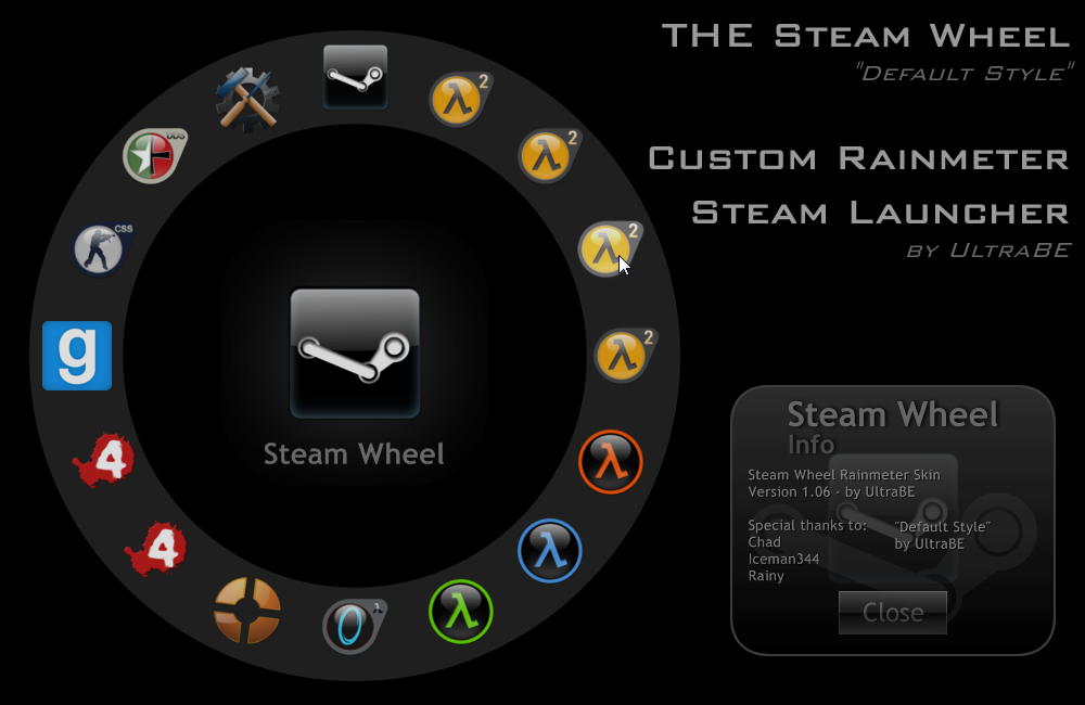 rainmeter steam skins rainmeter steam skins