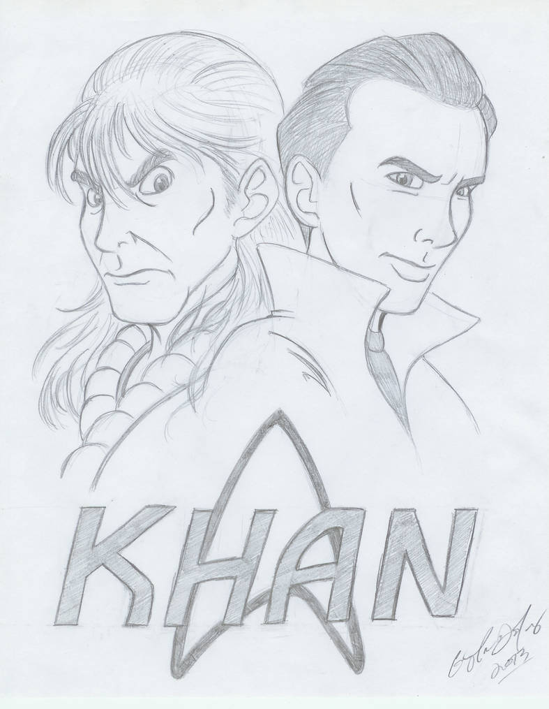 Classic Khan with the New Khan by DarthGuyford on DeviantArt