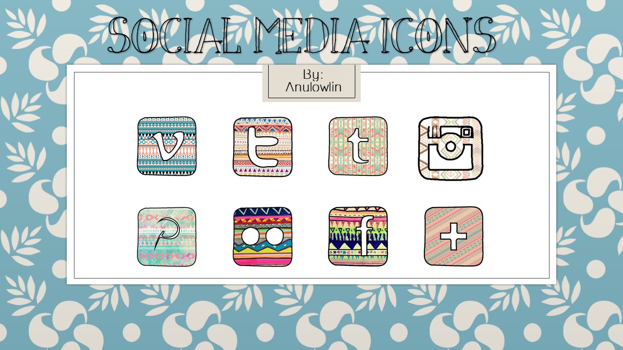 Social Media Icons Pack 4