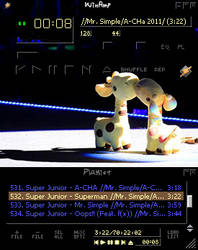 Ryeowook Giraffe Winamp Skin