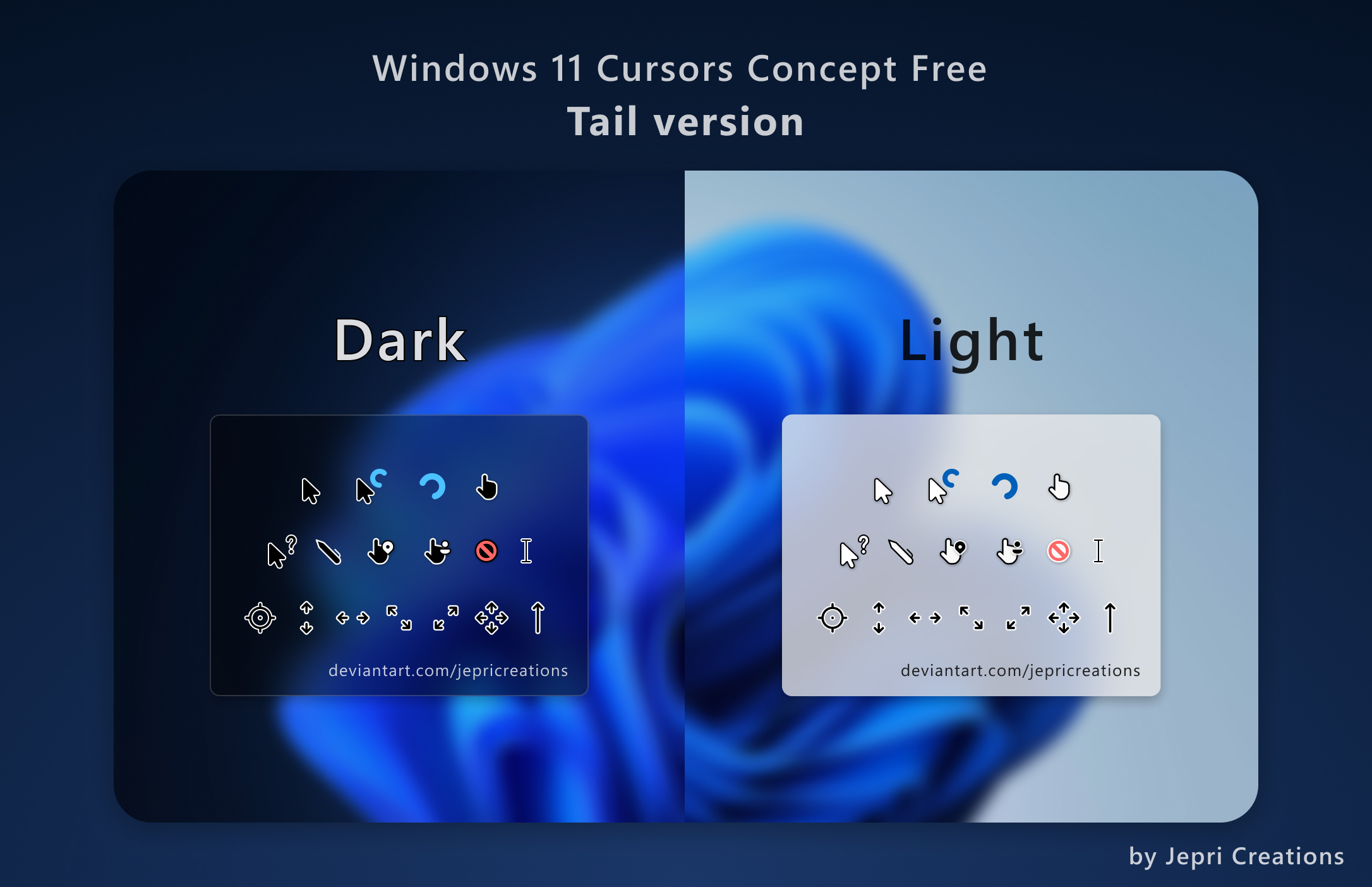 Windows 11 Free Tail Cursor Concept by jepriCreations on DeviantArt