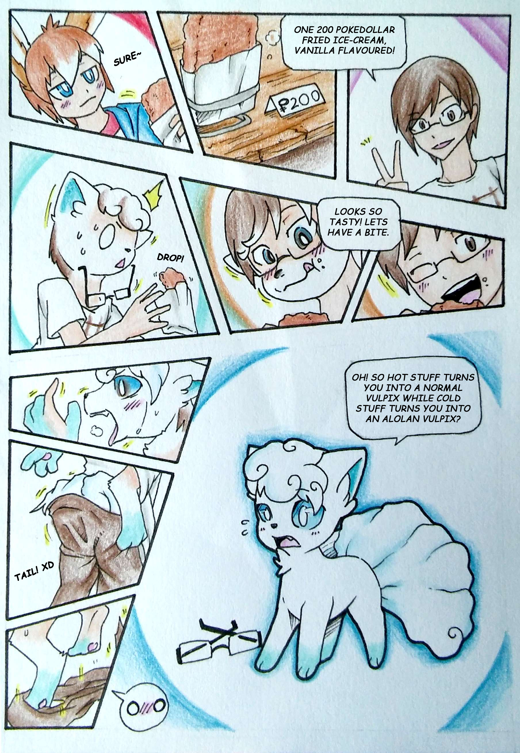Commission- Alolan Vulpix TF by YaoiNek0 on DeviantArt