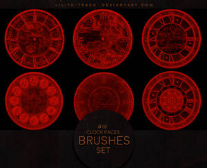 Clock Faces Brushes #5