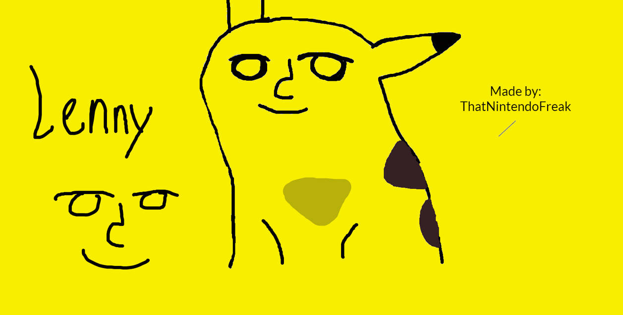Lenny Pikachu By Thatnintendofreak On Deviantart