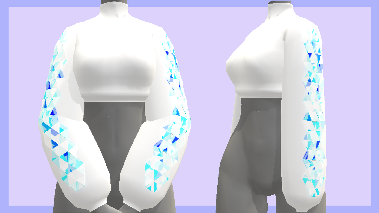 MMD Blue Low-Poly Style Sweater ~DL!~ by That-Alex on DeviantArt