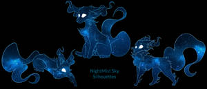 Night Sky NightMist Silhouettes