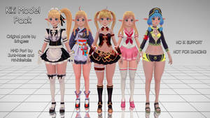 [MMD] Kiki H.I.T Pack - DL by MrWhitefolks