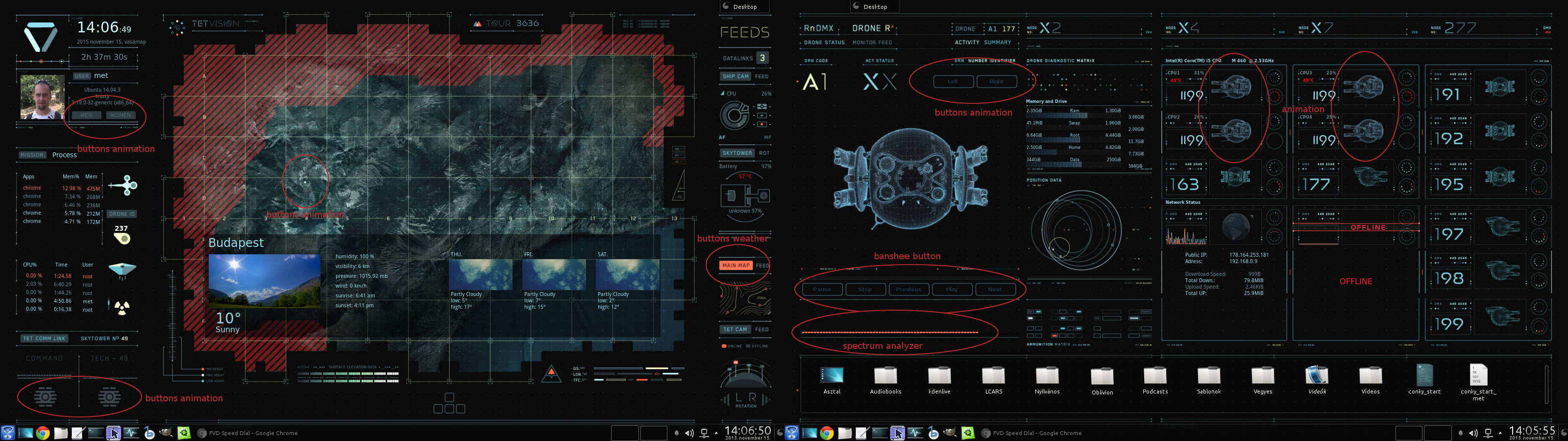 Oblivion Theme Conky By Met30 On DeviantArt