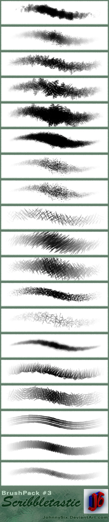 Scribbletastic brush pack by JohnnySix on DeviantArt